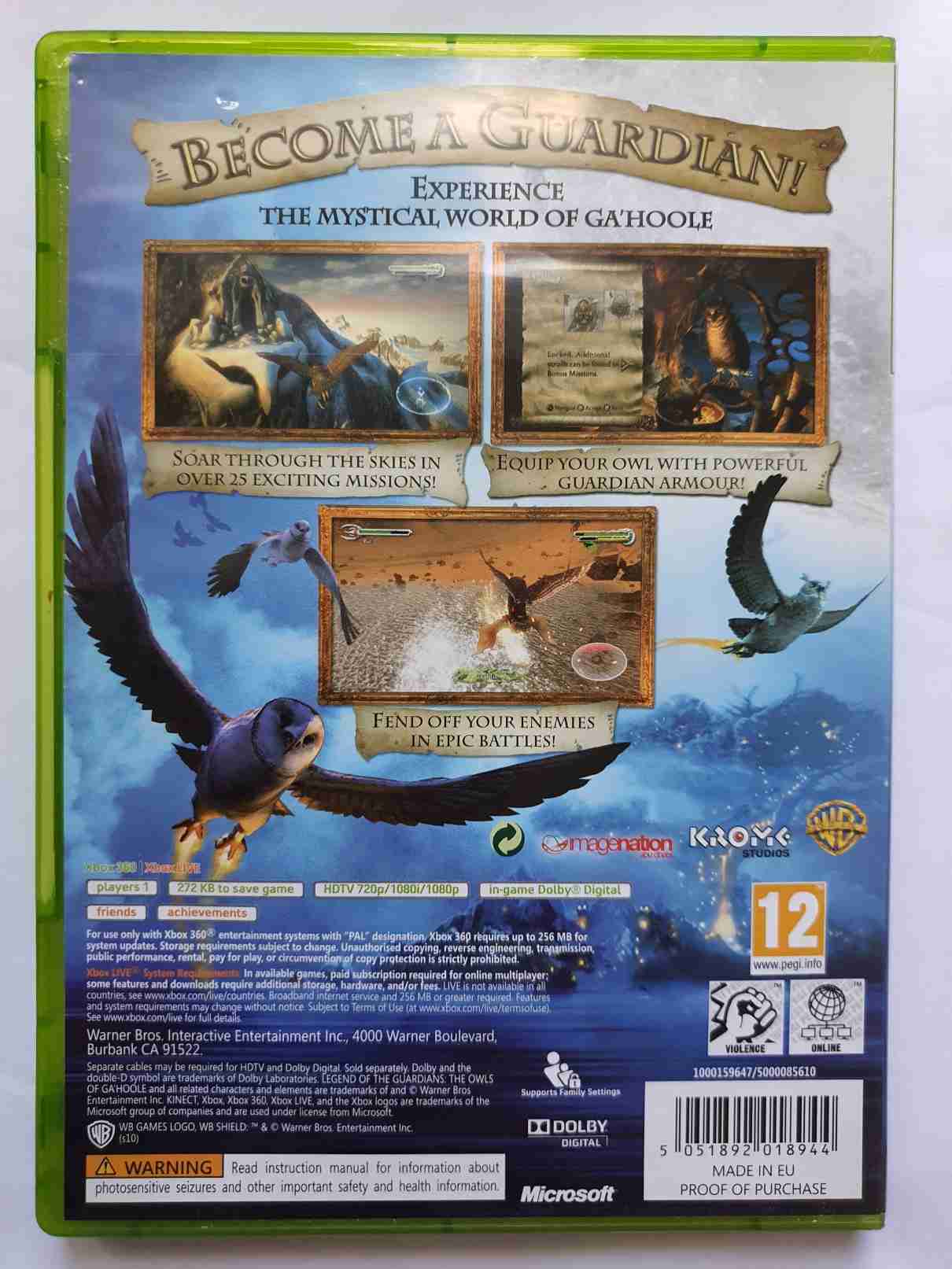 LEGEND OF THE GUARDIANS -EN-
