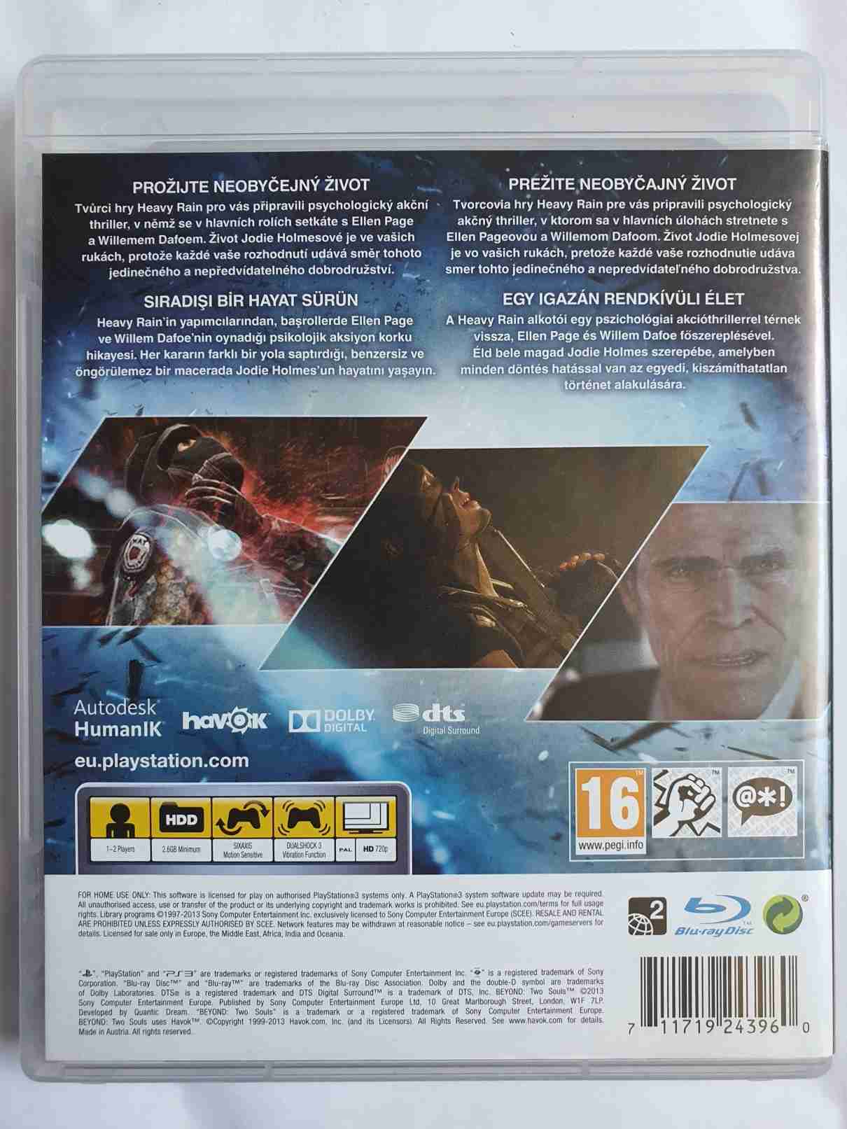 BEYOND TWO SOULS -EN-