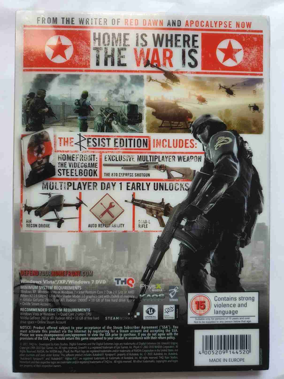 HOMEFRONT -EN-RESIST EDITION