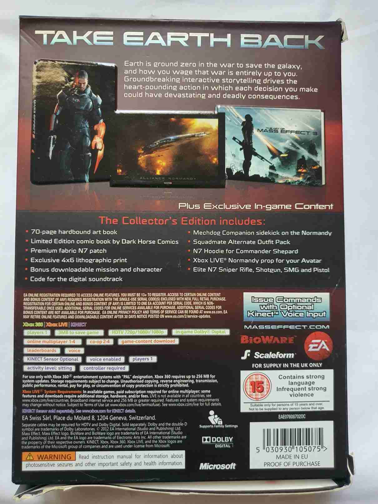 MASS EFFECT 3 COLLECTOR,S EDITION -EN-