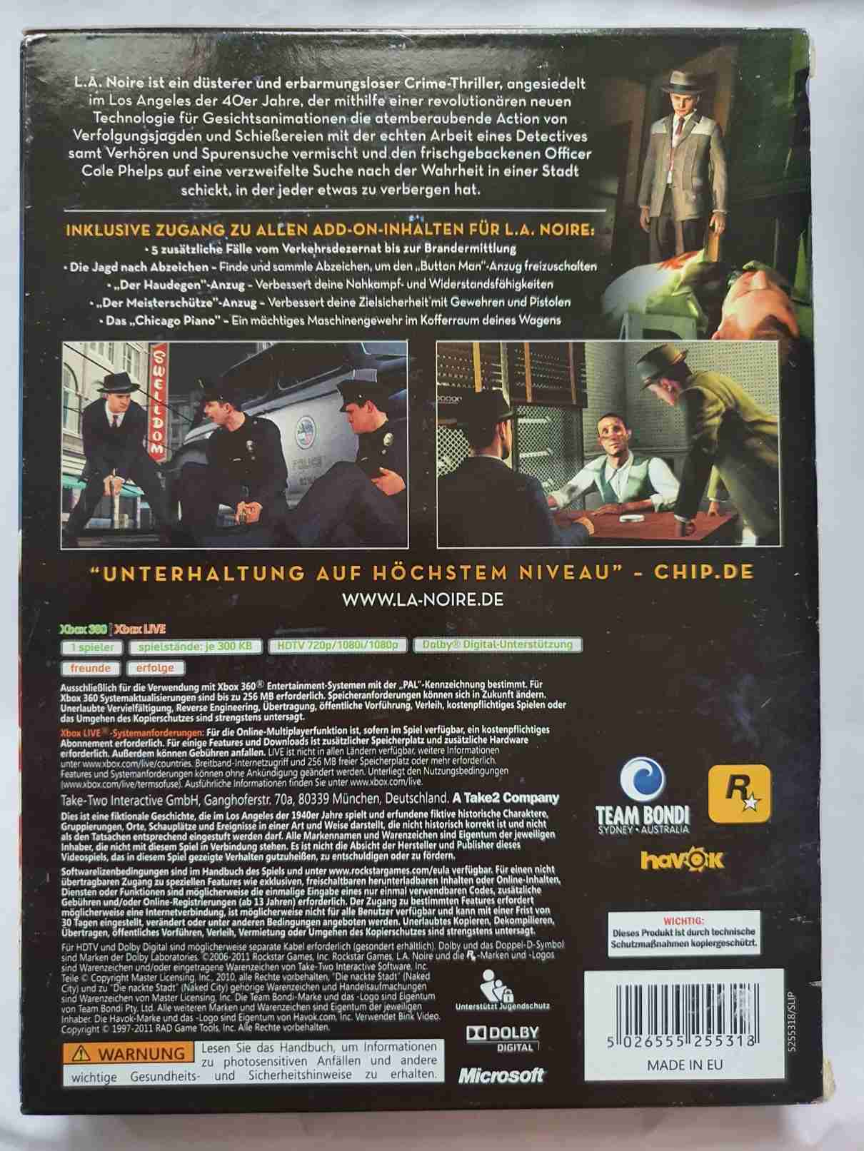 L.A.NOIRE - THE COMPLETE EDITION- DE-