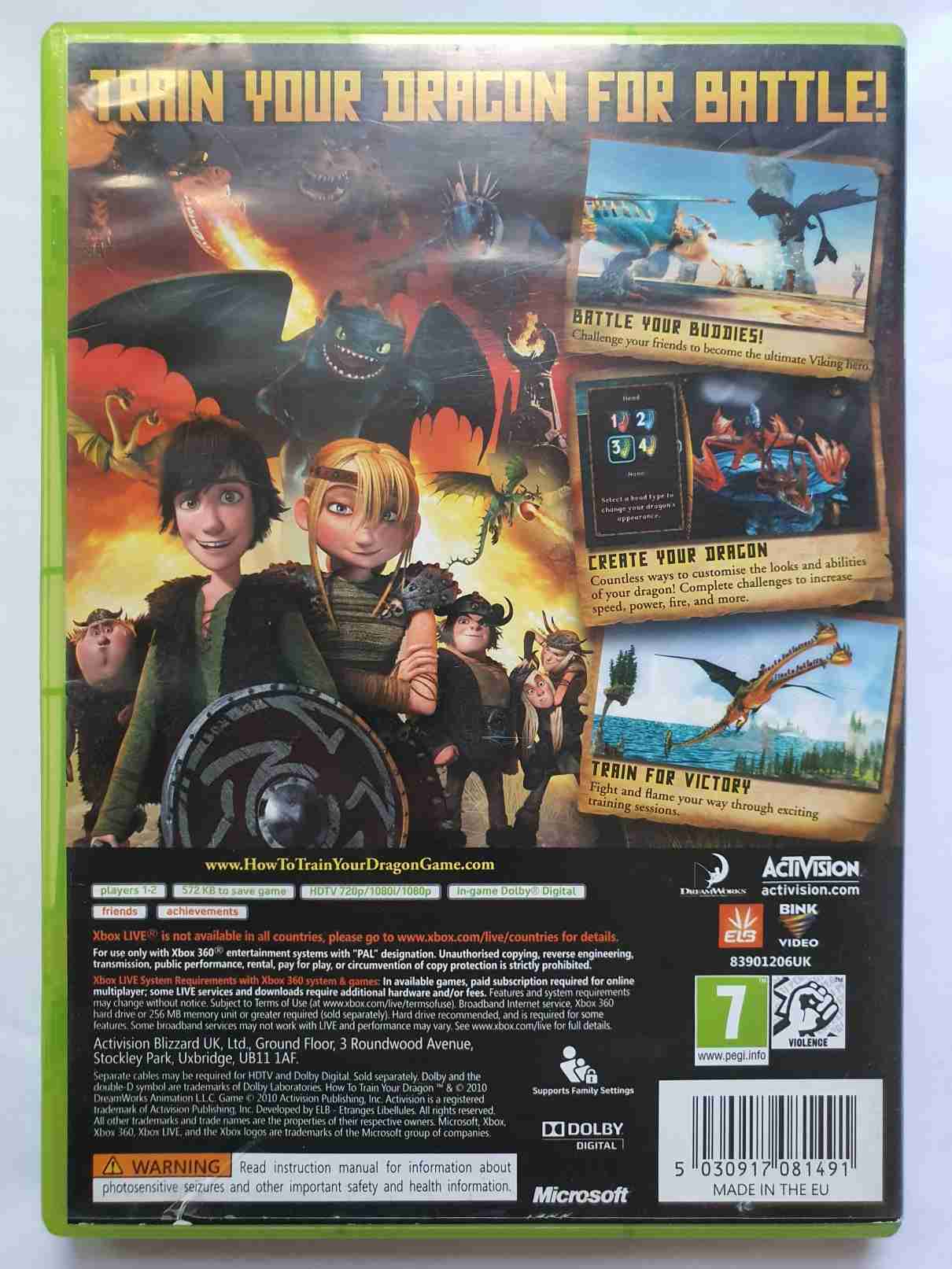 HOW TO TRAIN YOUR DRAGON -EN-