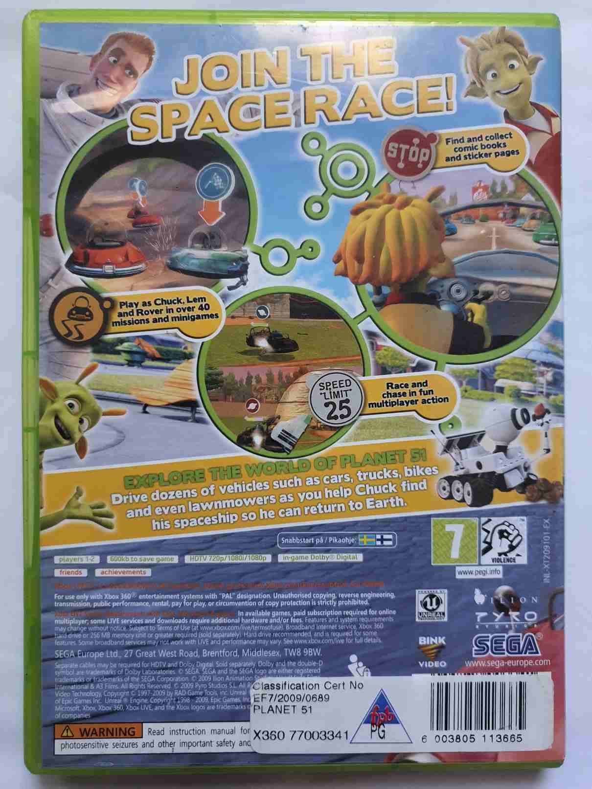 PLANET 51 THE GAME -EN-