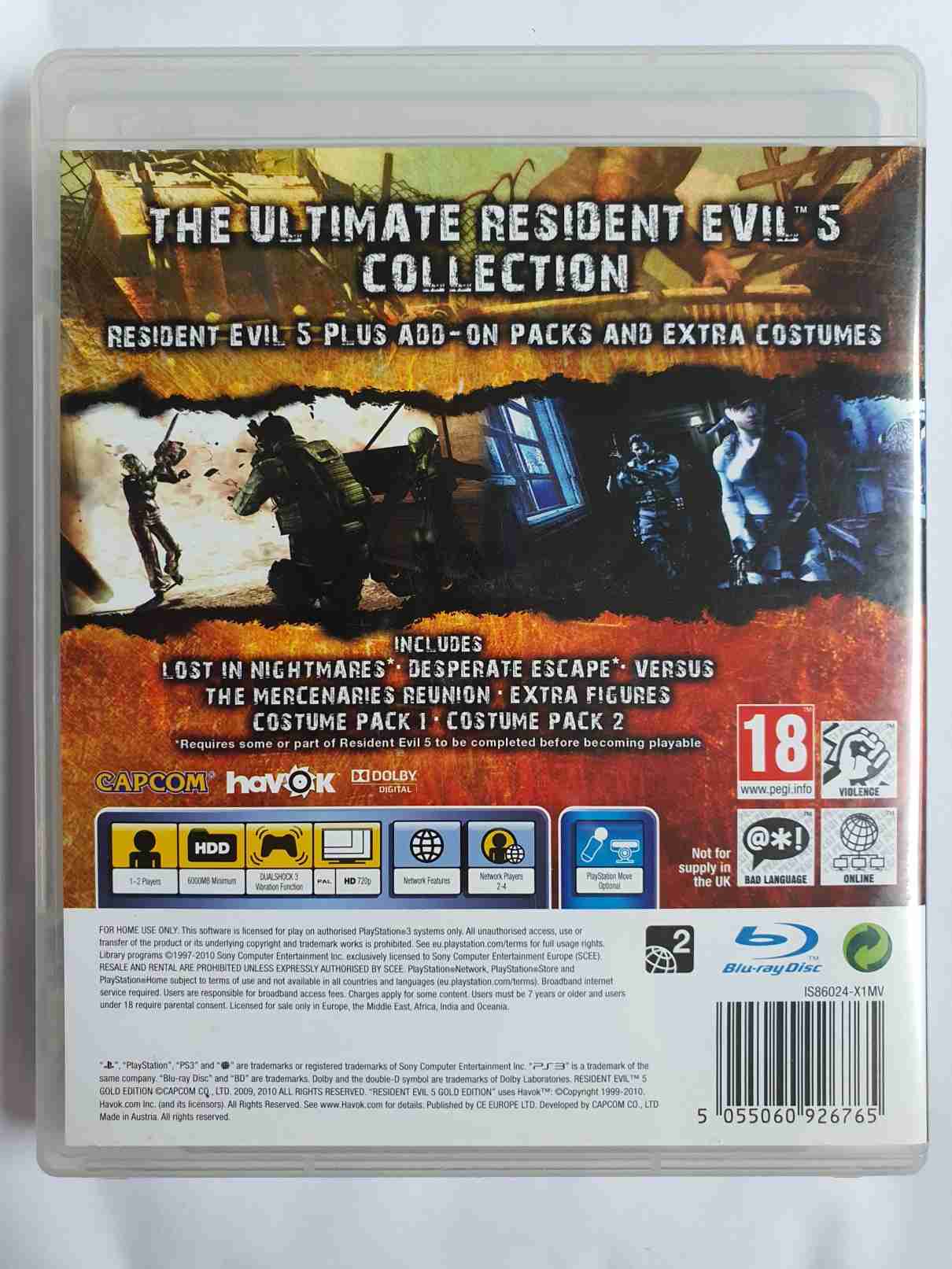 RESIDENT EVILl 5 -GOLD EDITION -EN-