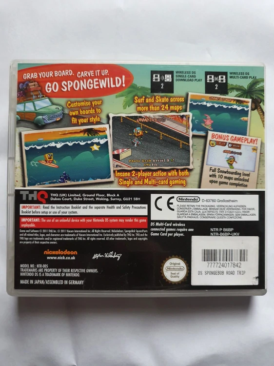 SPONGEBOB SQUAREPANTS - SURFS AND SKATE ROADTRIP -EN-