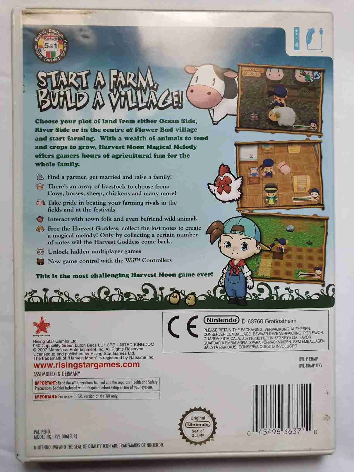 HARVEST MOON MAGICAL MELODY -EN-