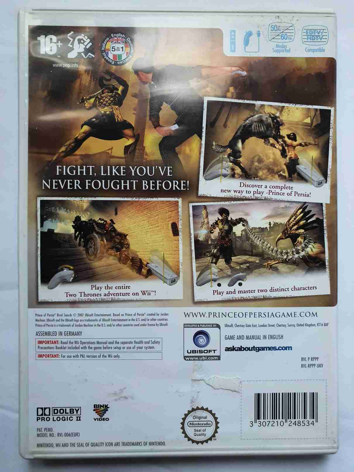 PRINCE OF PERSIA RIVAL SWORDS -EN- 