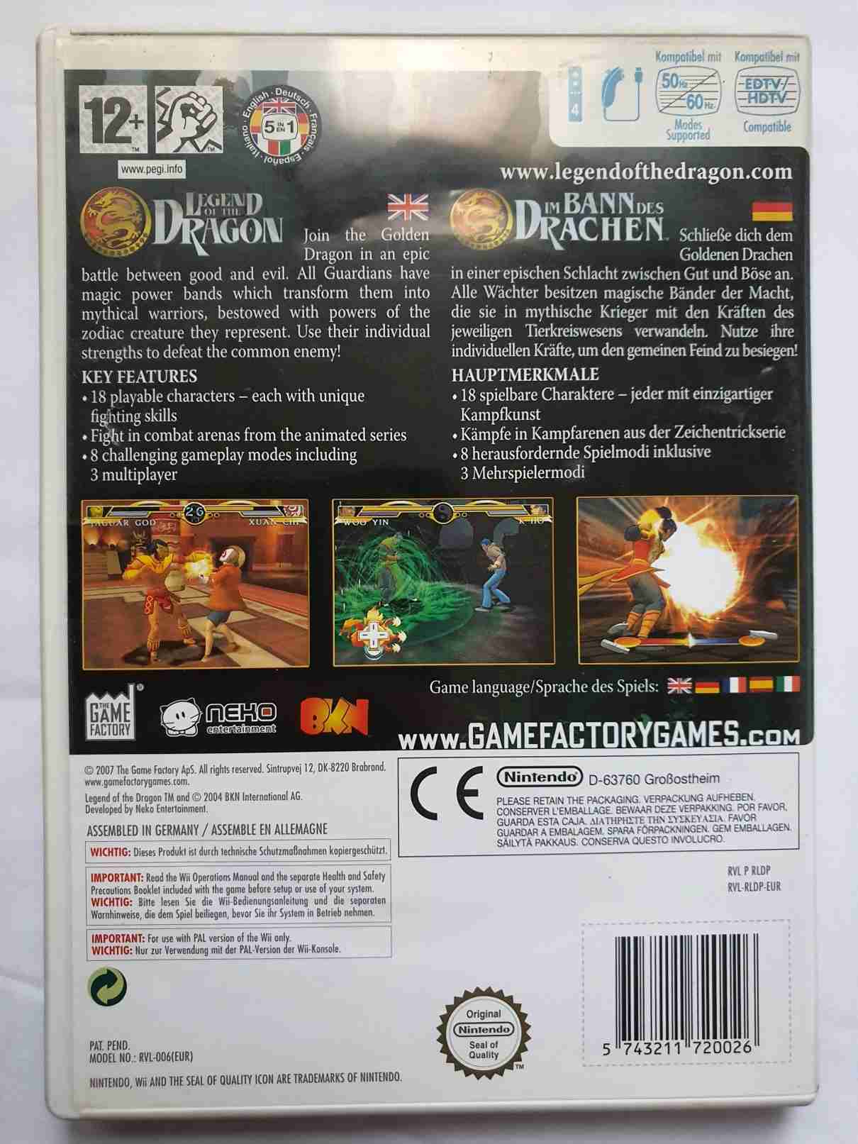 LEGEND OF THE DRAGON -EN-