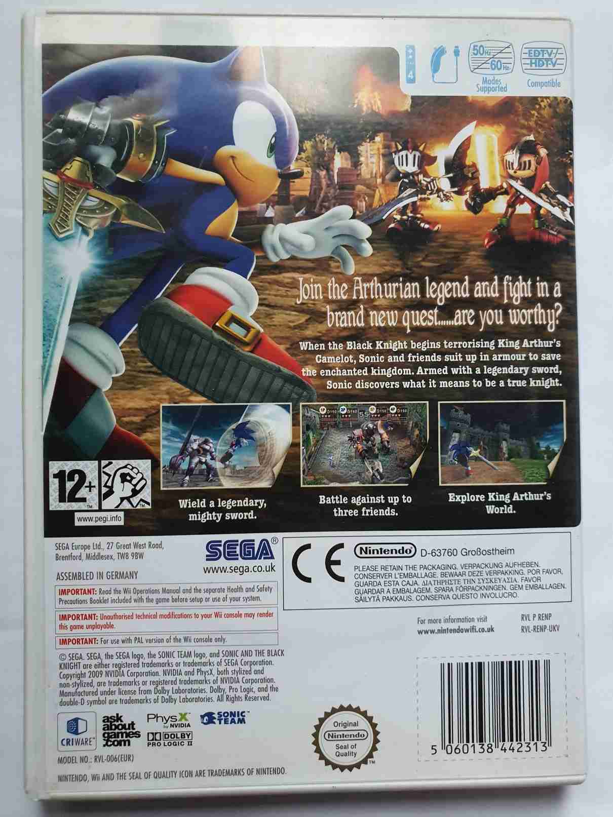 SONIC AND THE BLACK KNIGHT -EN-