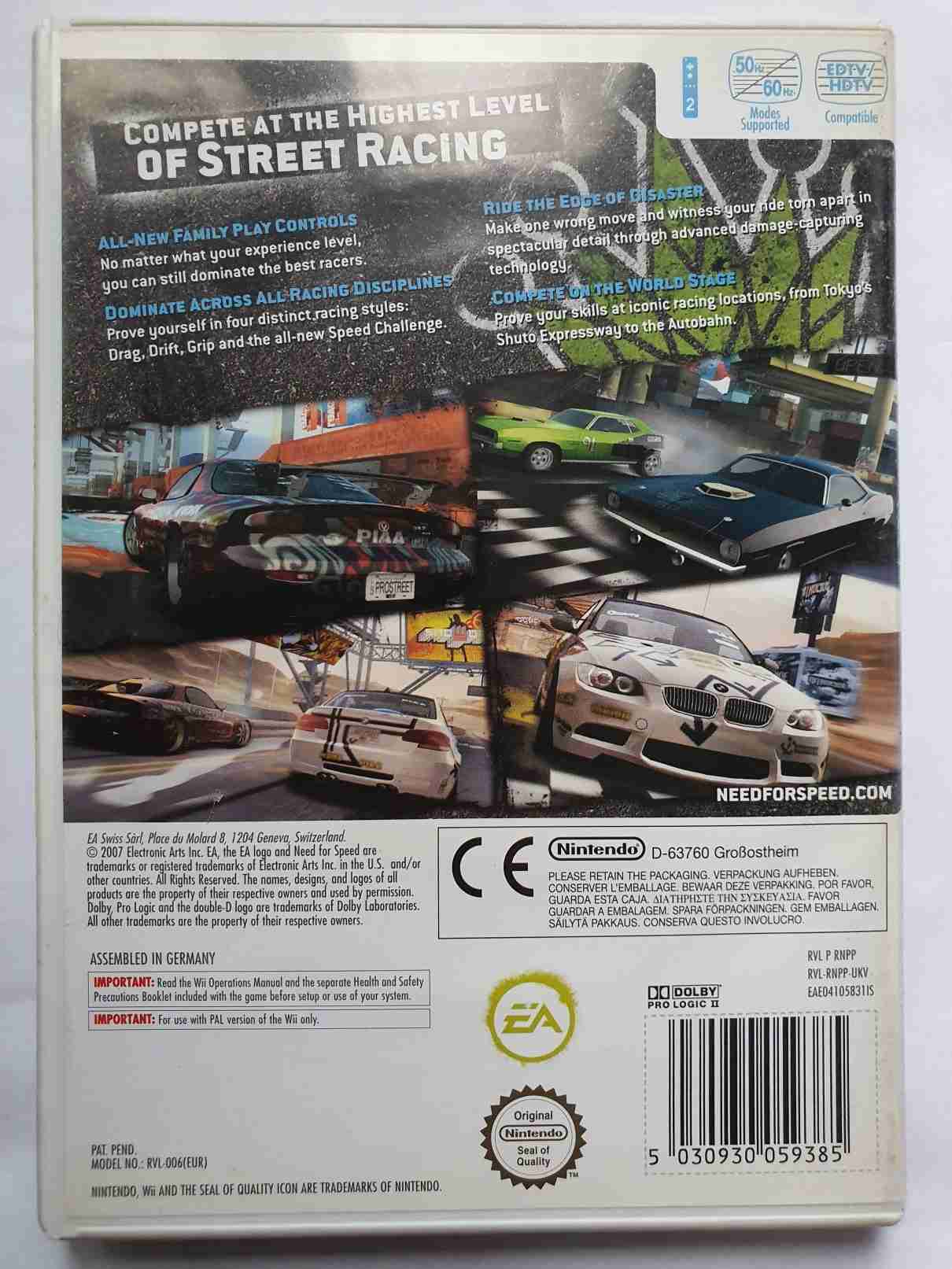 NEED FOR SPEED PROSTREET -EN-