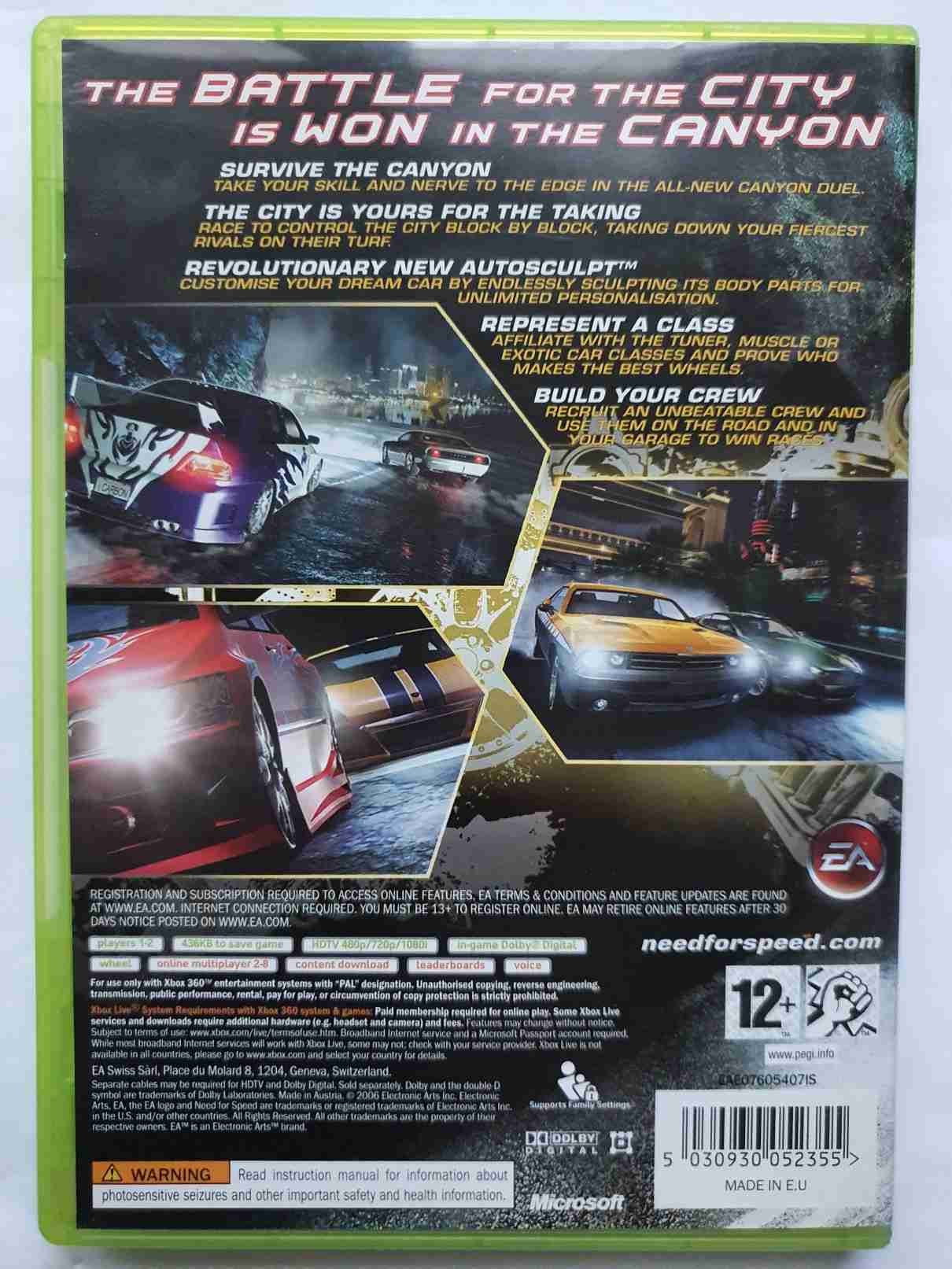 NEED FOR SPEED CARBON -EN-