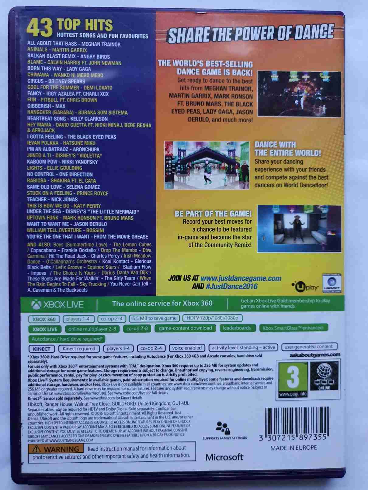 JUST DANCE 2016 -EN-