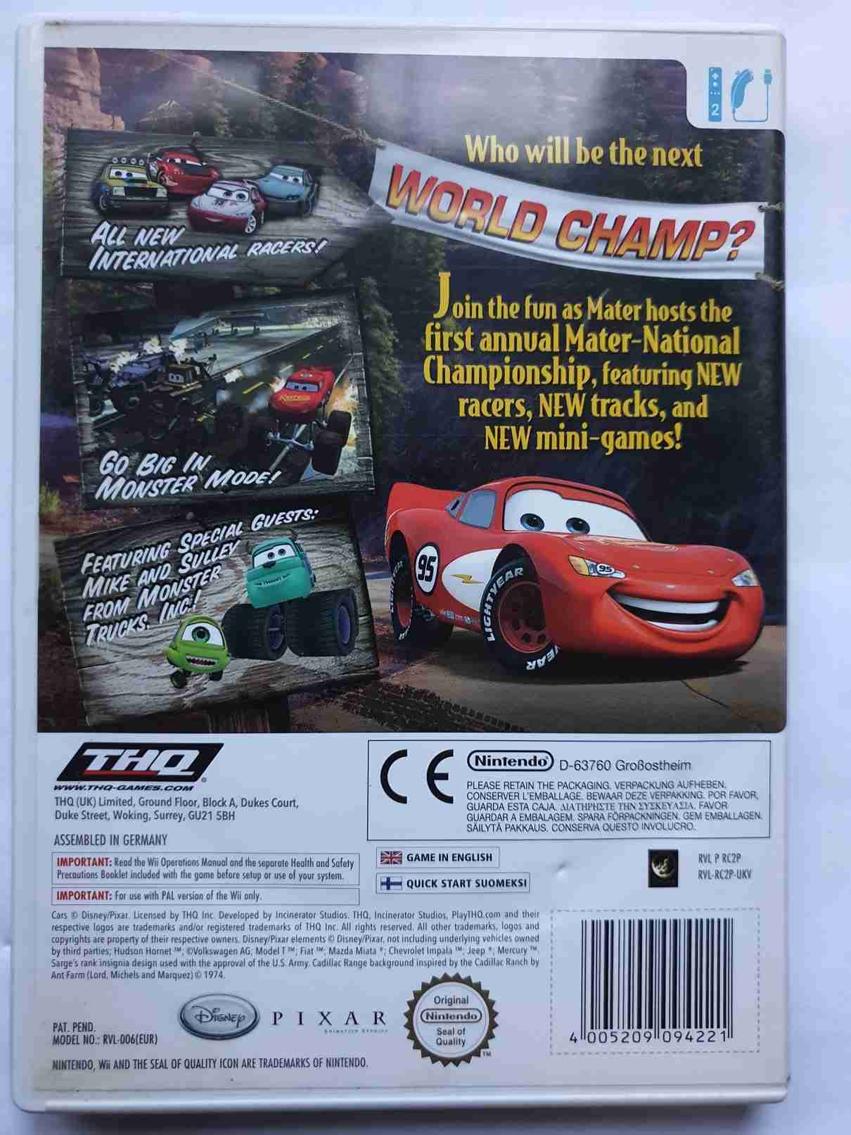 CARS MATER - NATIONAL CHAMPIONSHIP -EN-