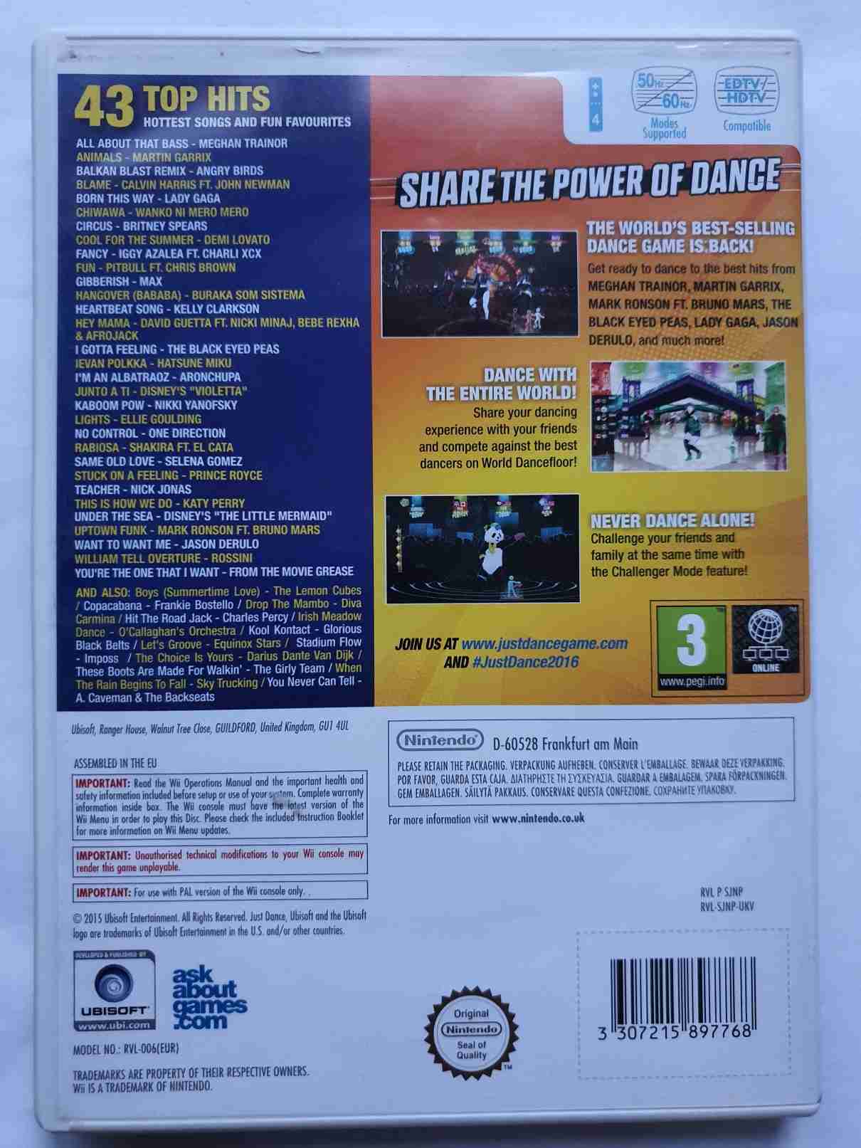 JUST DANCE 2016 -EN-