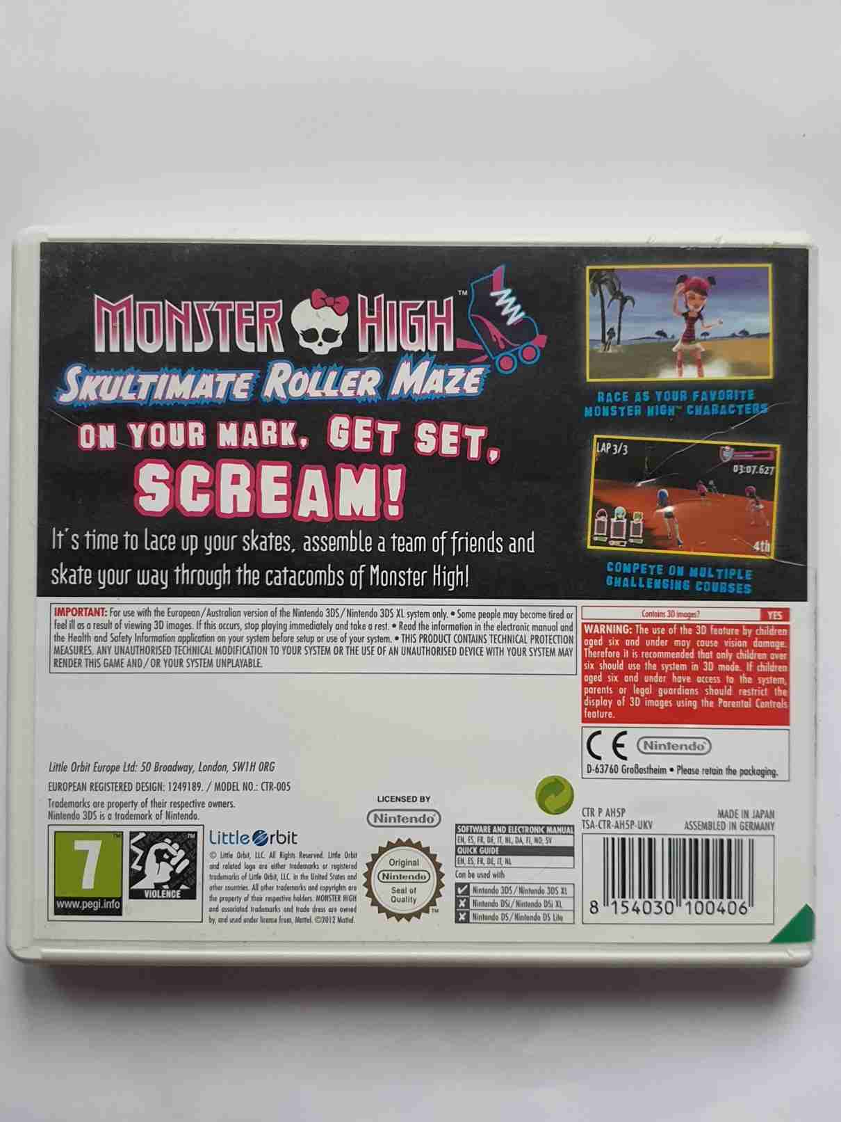 MONSTER HIGH SKULTIMATE ROLLER MAZE -EN-