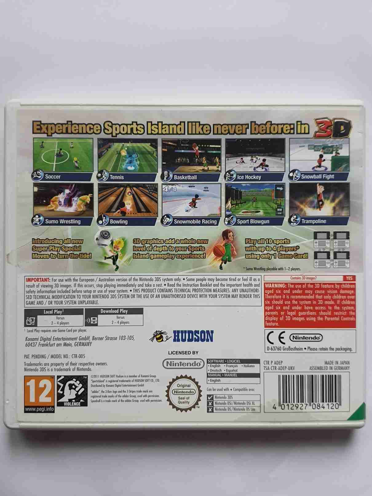 SPORTS ISLAND 3D -EN-