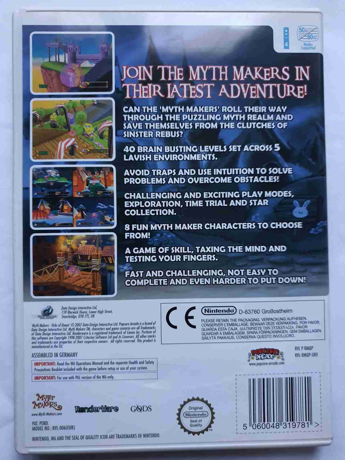 MYTH MAKERS ORBS OF DOOM -EN-