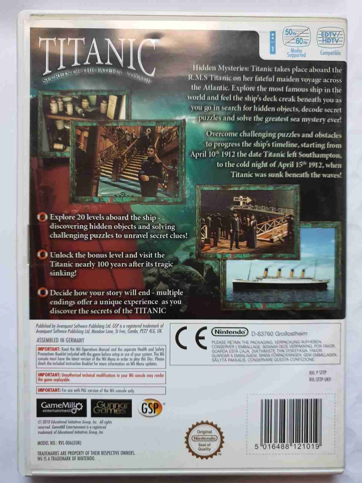 HIDDEN MYSTERIES - TITANIC -EN-
