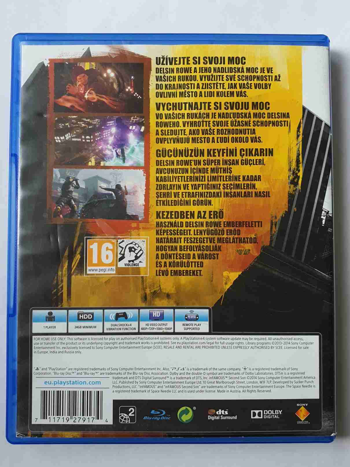 INFAMOUS SECOND SON -EN-