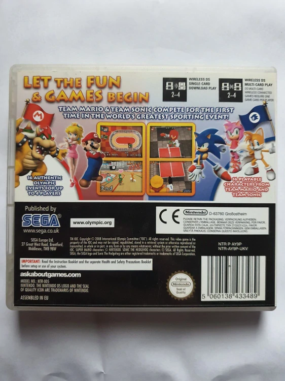 MARIO AND SONIC AT THE OLYMPIC GAMES -EN-