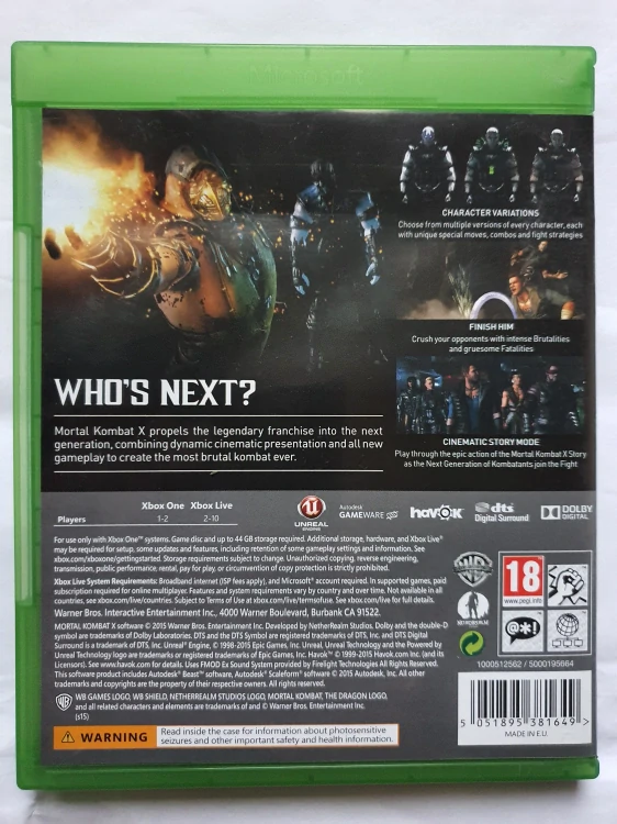 MORTAL KOMBAT X -EN-