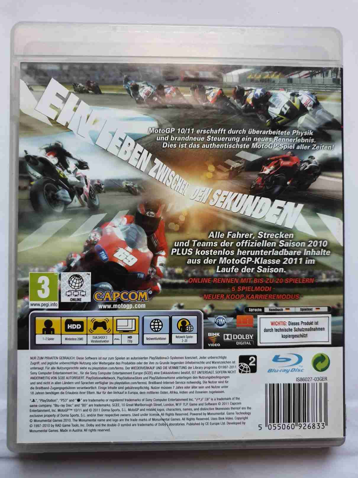 MOTO GP 10/11 -DE-
