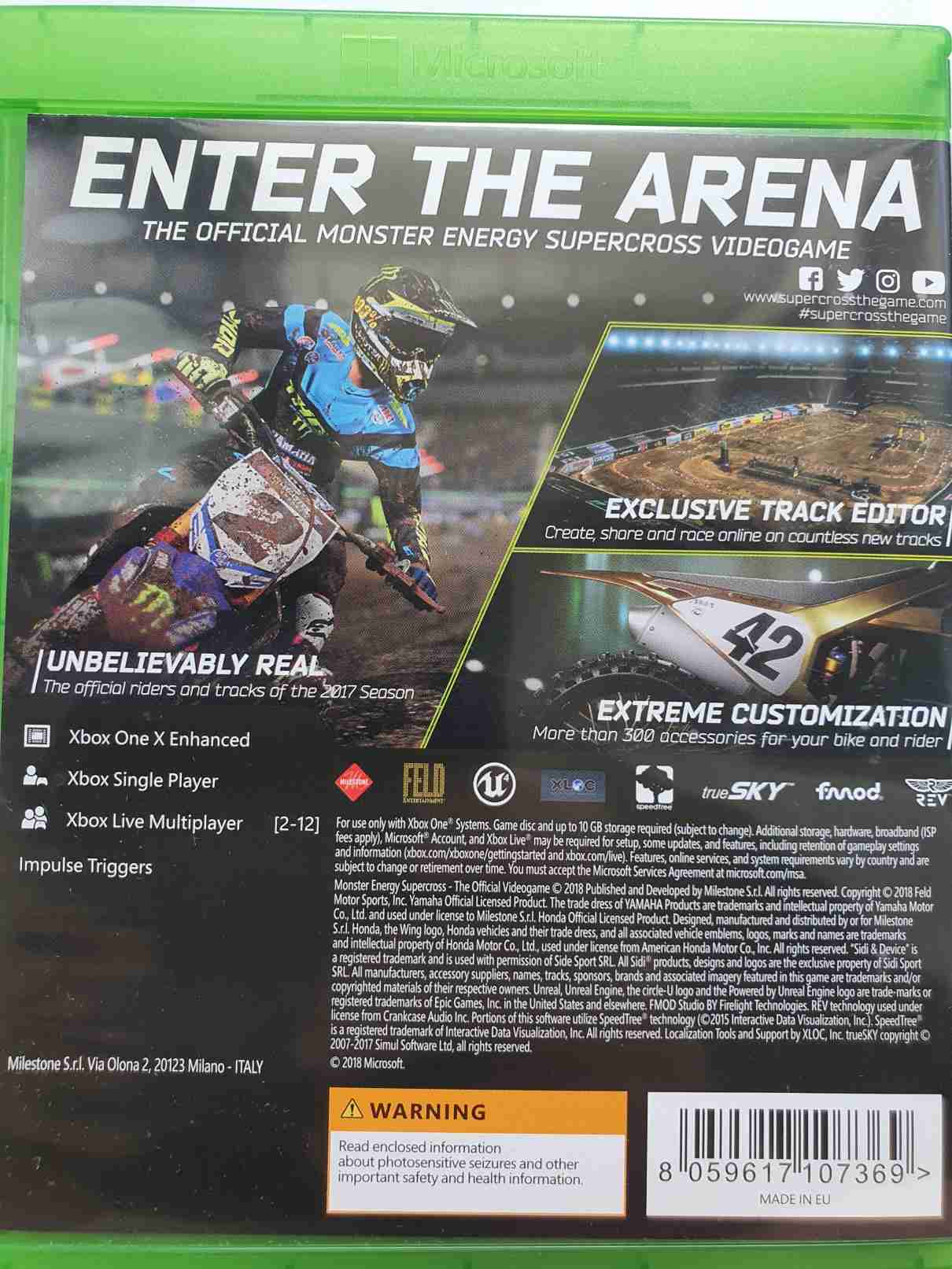MONSTER ENERGY SUPERCROSS - THE OFFICIAL VIDEOGAME -EN-