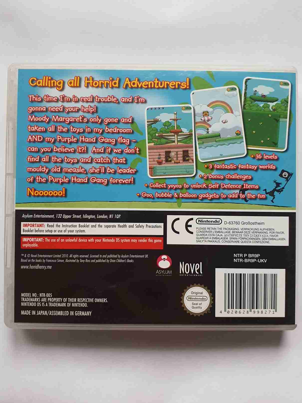 HORRID HENRY'S HORRID ADVENTURE -EN-