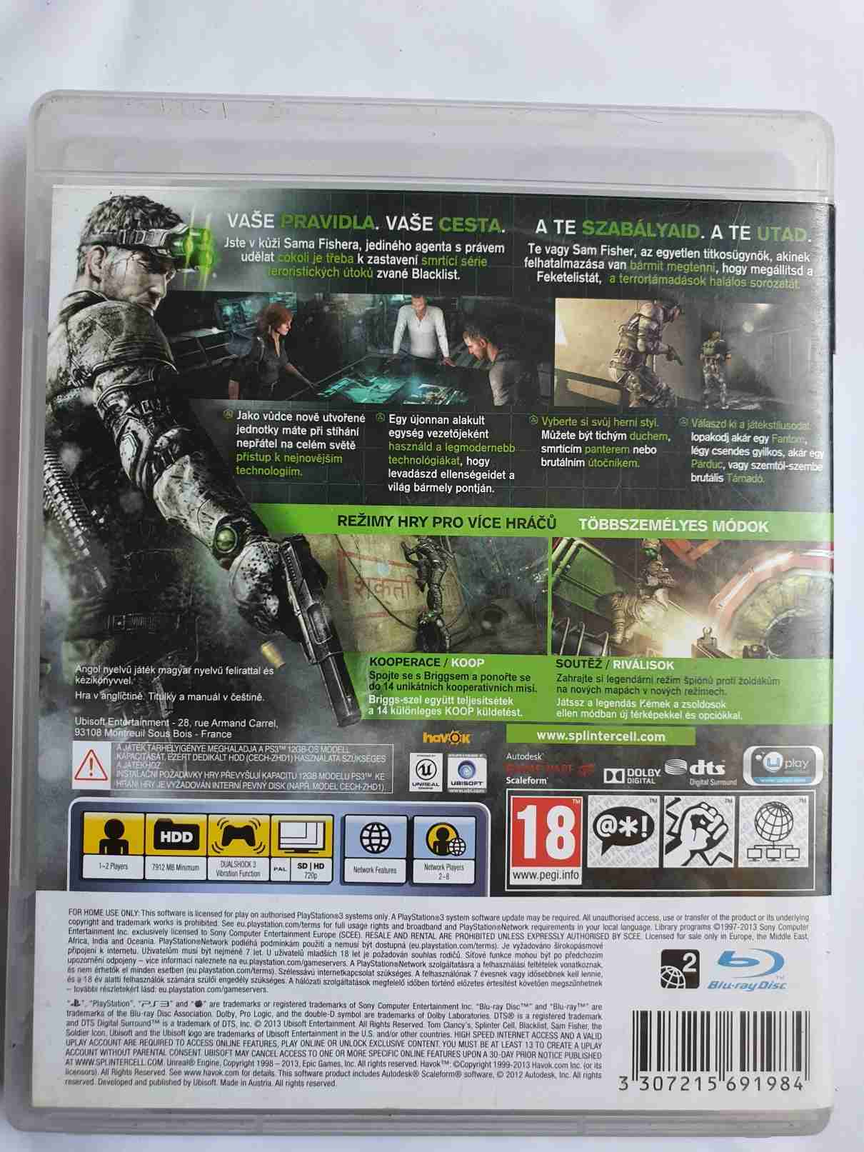SPLINTER CELL - BLACKLIST-EN-