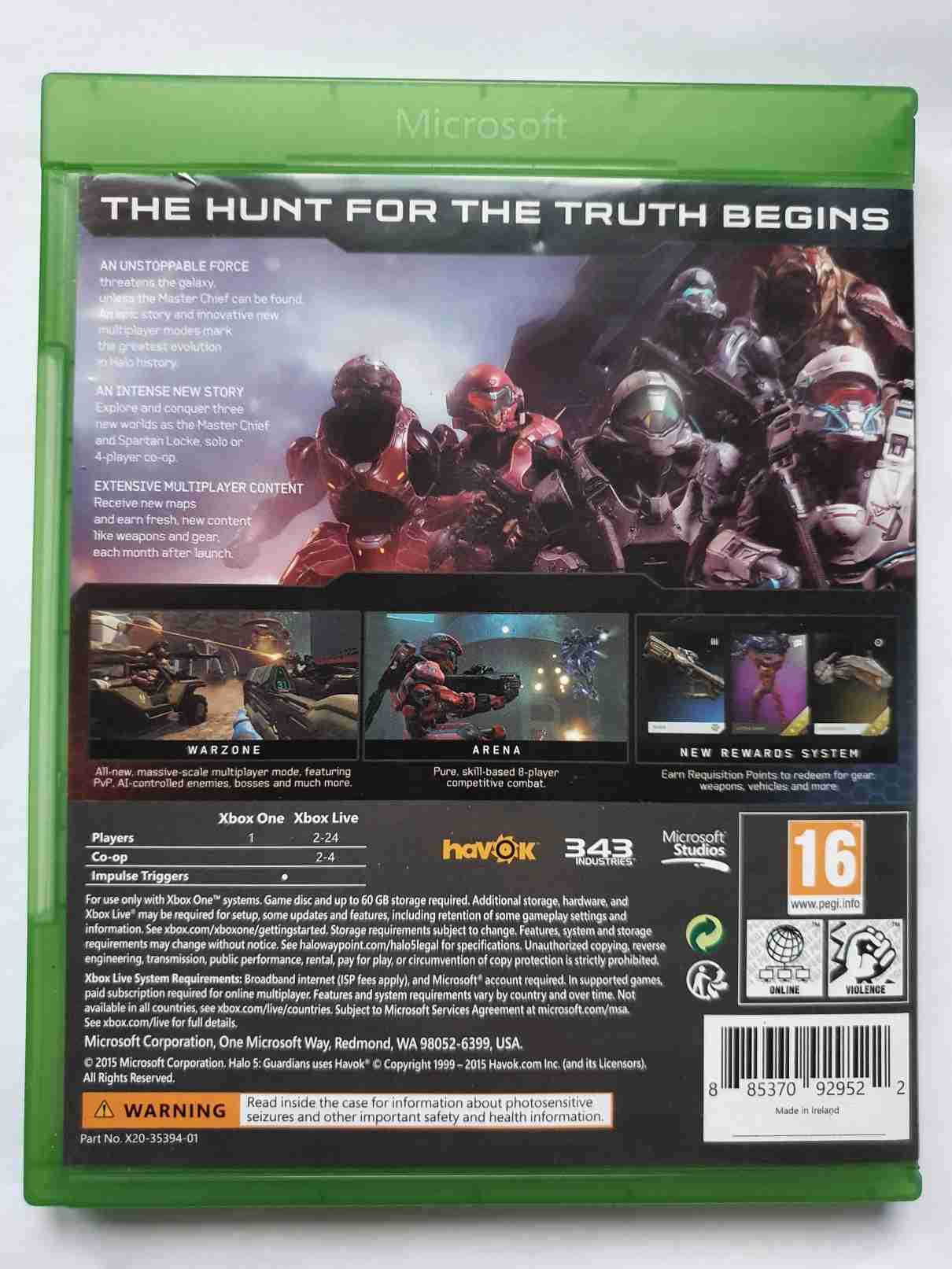 HALO 5 GUARDIANS -EN