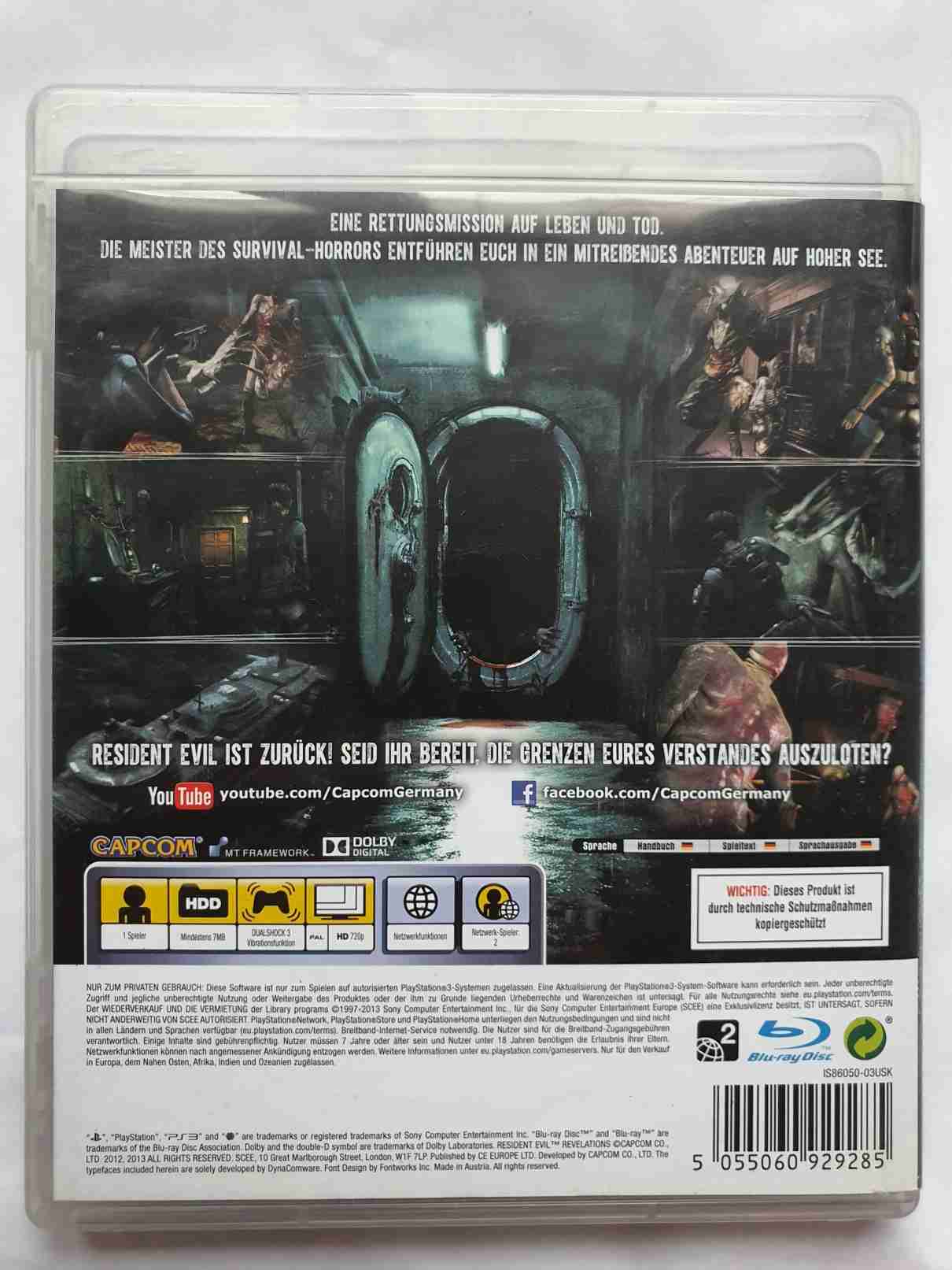 RESIDENT EVIL REVELATIONS -DE-