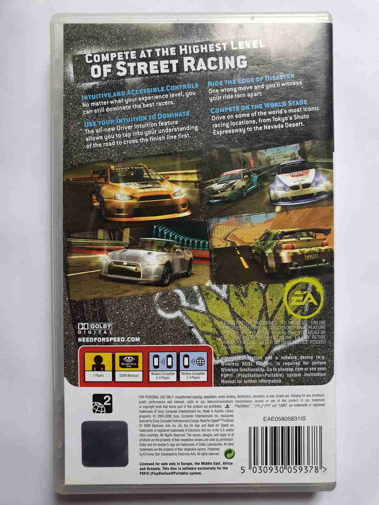 NEED FOR SPEED PROSTREET -EN-