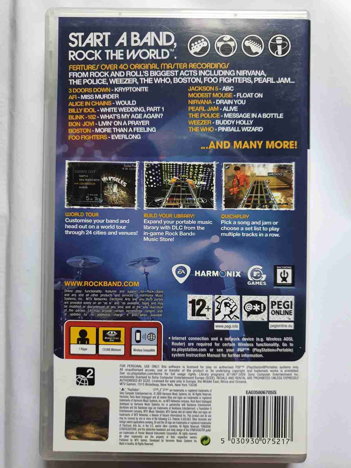 ROCK BAND UNPLUGGED -EN-