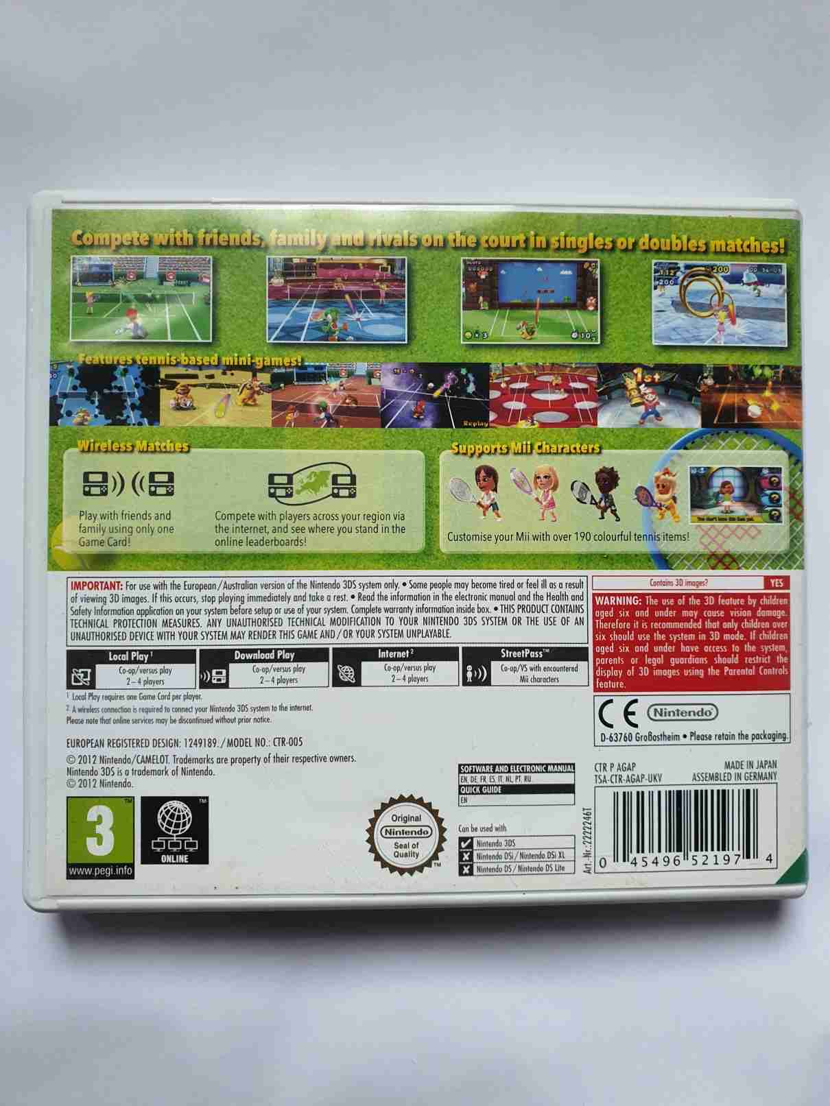 MARIO TENNIS OPEN -EN-