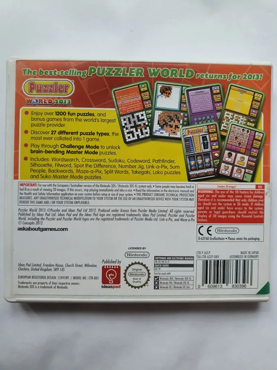 PUZZLER WORLD 2013 -EN-