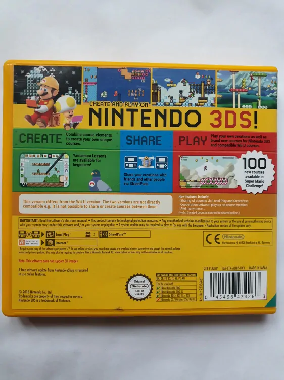 SUPER MARIO MAKER FOR NINTENDO 3DS -EN-