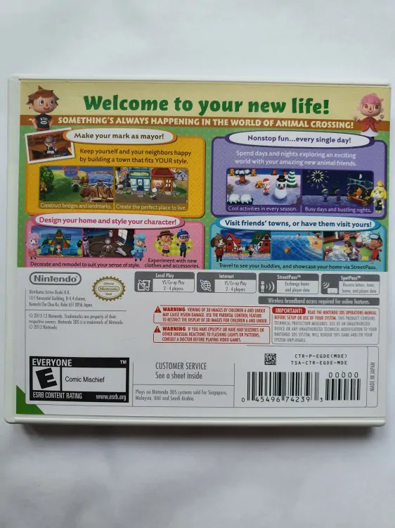 ANIMAL CROSSING - NEW LEAF -USA-