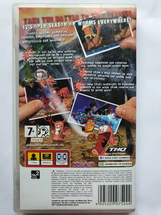 WORMS OPEN WARFARE -EN-