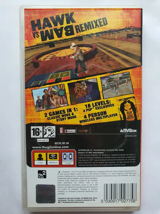 TONY HAWK'S UNDERGROUND 2 REMIX - EN- 