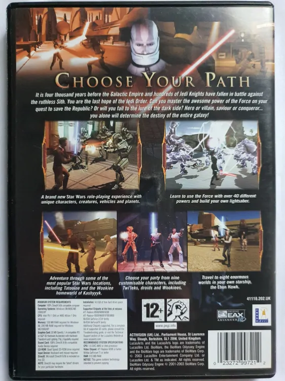 STAR WARS KNIGHT OF THE OLD REPUBLIC -EN-