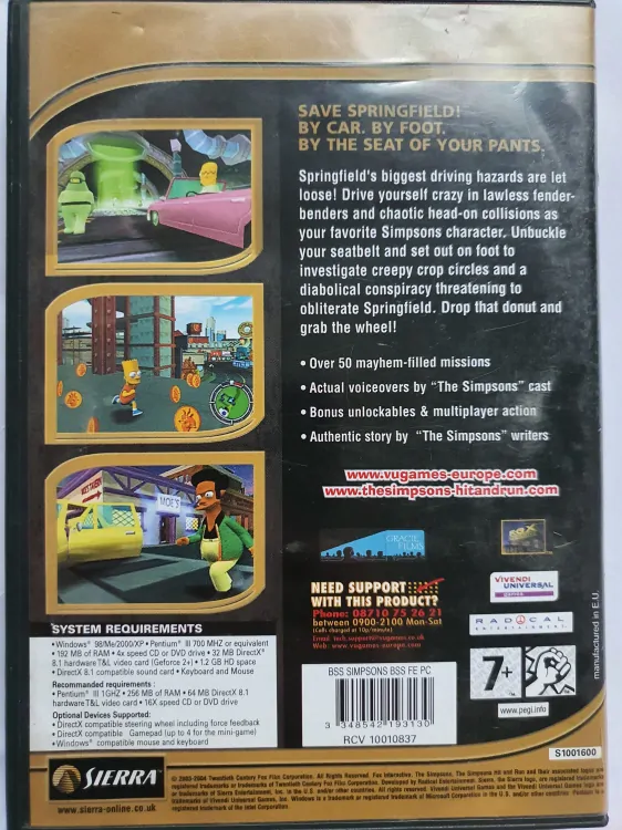 THE SIMPSONS HIT AND RUN -EN-
