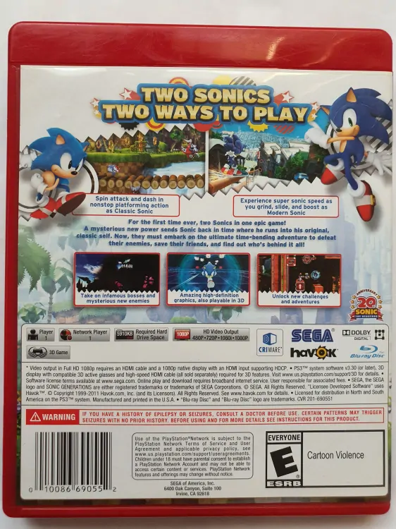 SONIC GENERATIONS -USA-