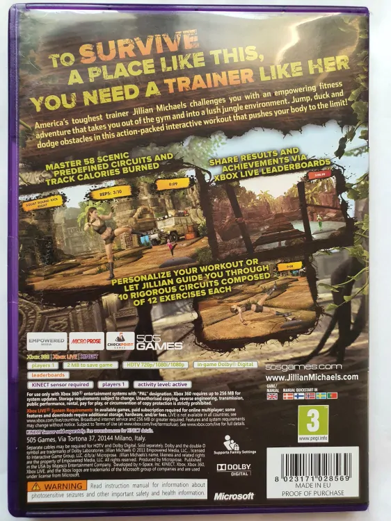 JILLIAN MICHAELS FITNESS ADVENTURE -EN-