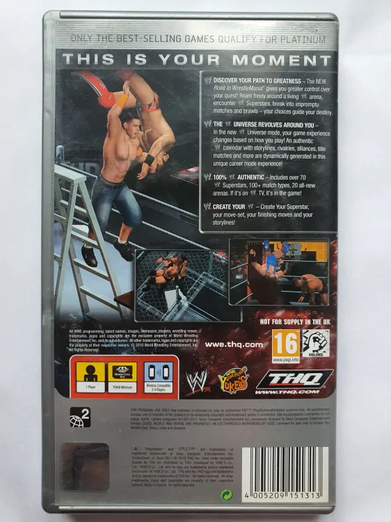 SMACK DOWN VS RAW 2011-EN- PLATINUM