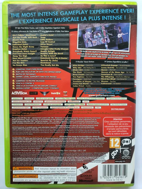 GUITAR HERO VAN HALEN -EN-
