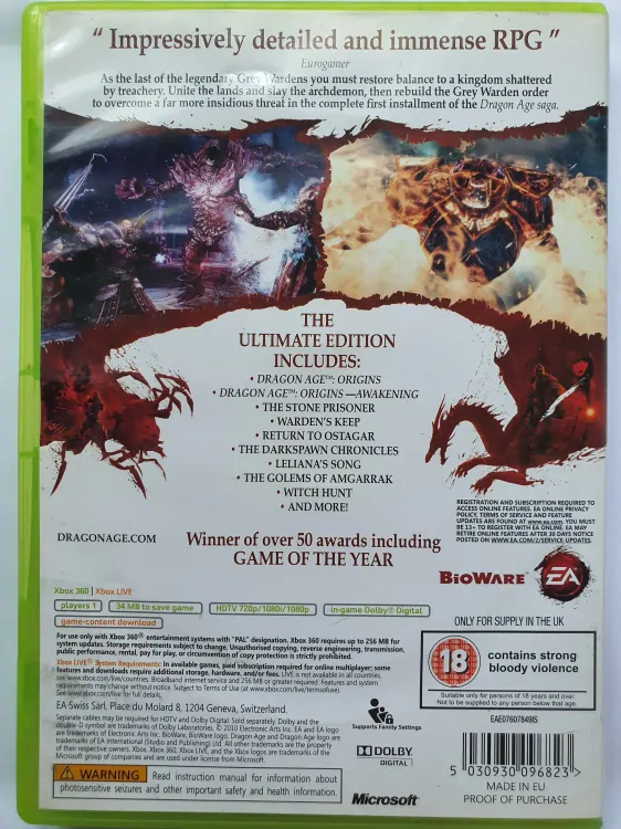 DRAGON AGE ORIGINS ULTIMATE EDITION - EN-