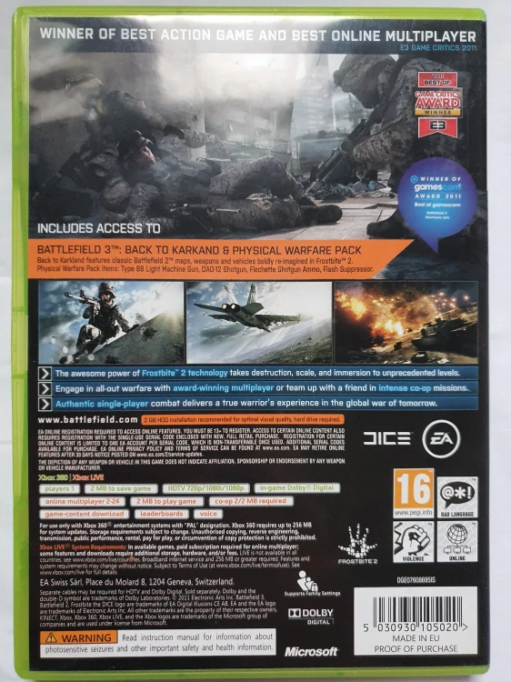 BATTLEFIELD 3 LIMITED EDITION -EN-
