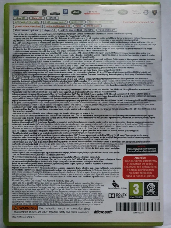 FORZA MOTORSPORT 4 ESSENTIALS EDITION -EN-