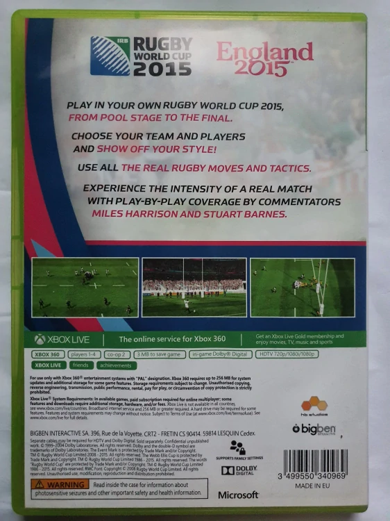 RUGBY WORLD CUP 2015 -EN-
