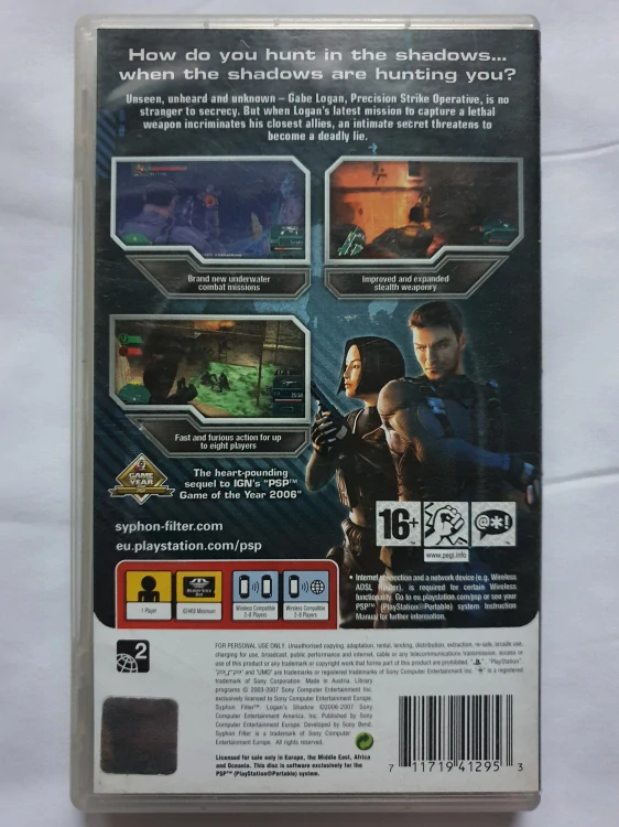 SYPHON FILTER - LOGAN'S SHADOW -EN-